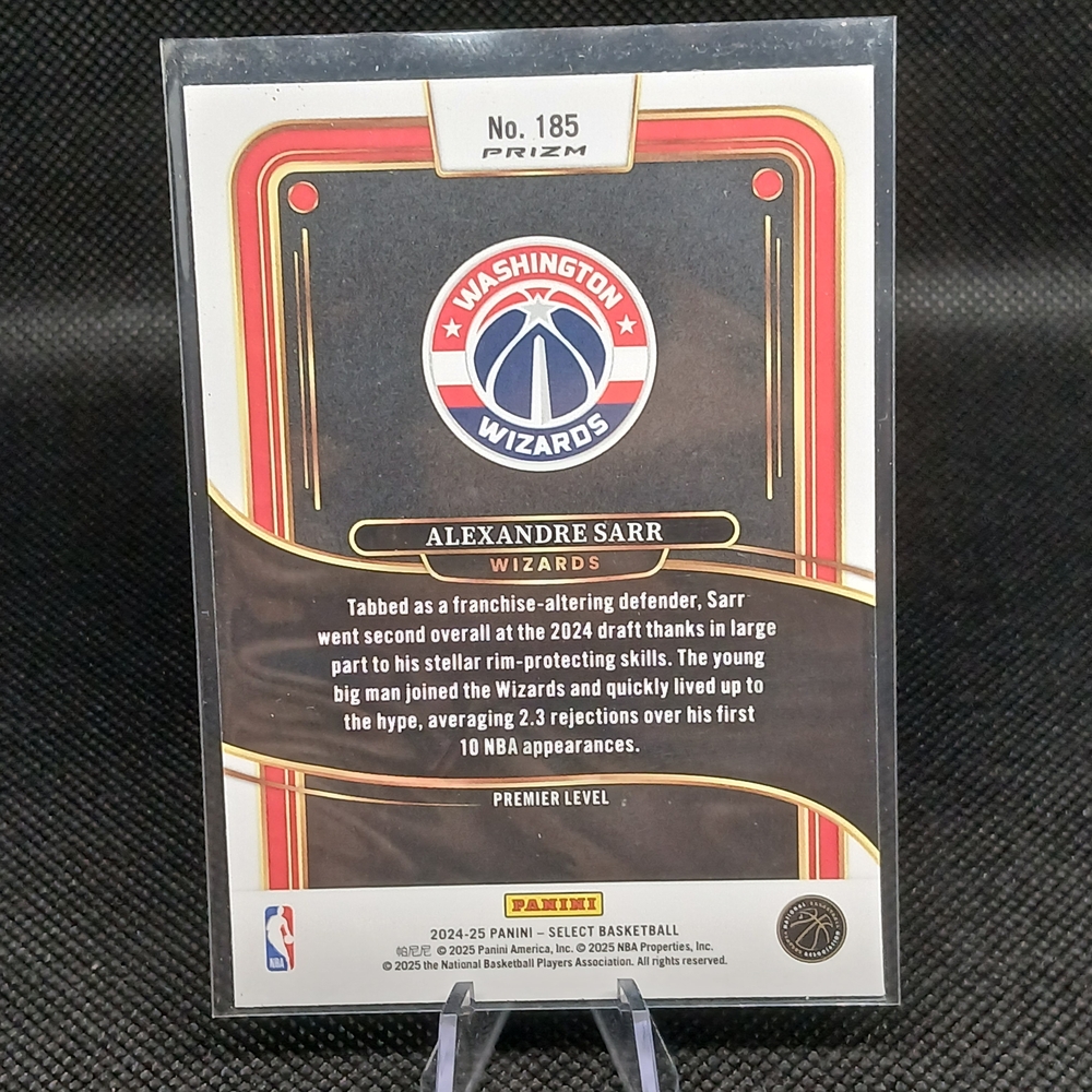 Alexandre Sarr Rookie Card - Select Series - Picture 3 of 4